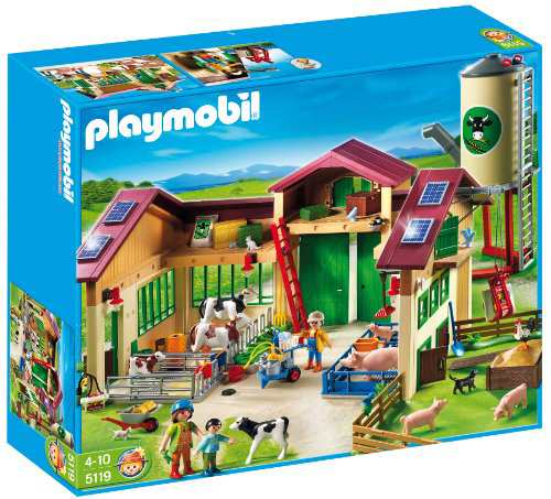 正規品取扱店 プレイモービル 5119 サイロ付きの牧場 Playmobil