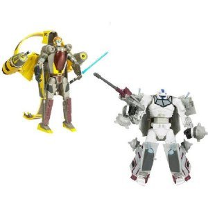 Star Wars Transformers Crossovers Blockbuster 2 パック 7 インチ ...