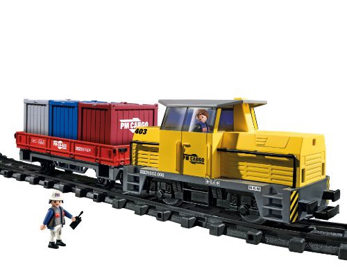 桜 印 PLAY MOBIL 5258 プレイモービル ＲＣ貨物列車 LEDライト