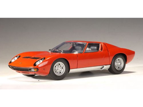ダイキャストカー ランボルギーニ ミウラ SV レッド 1/18 Autoart