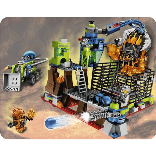 Lego (レゴ) Year 2010 Power Miners Series Set # 8191 - LAVATRAZ with Projectile Launcher, Hydro-Bl_2