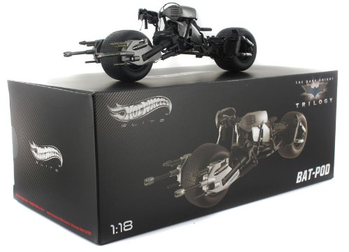 MATTEL HOTWHEELS 1:18 "ELITE" THE DARK KNIGHT TRILOGY "BAT-POD"　マテル　ホットウィール　1：18スケ_2