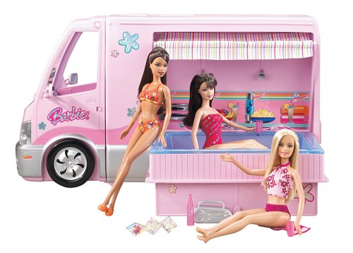 バービーBarbie Hot Tub Party Bus Vehicle Play Set　 J9509_2