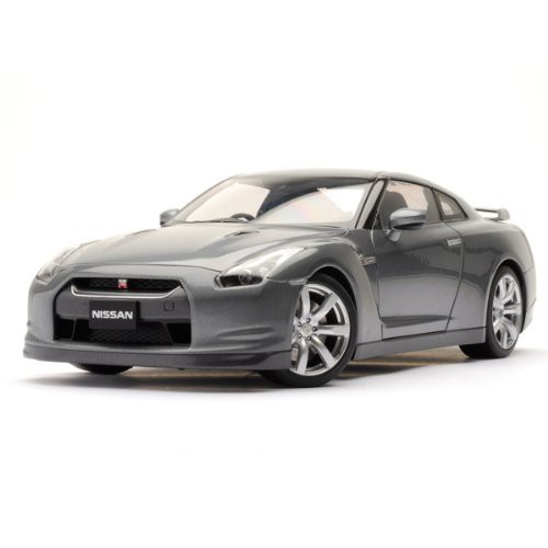 Nissan 日産 GT-R R35 Gray 1:18 Autoart オートアート Diecast Model Carミニカー モデルカー ダイキャ