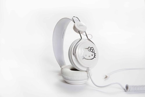 Coloud Headphone Hello Kitty ハロー キティー white & silver_2