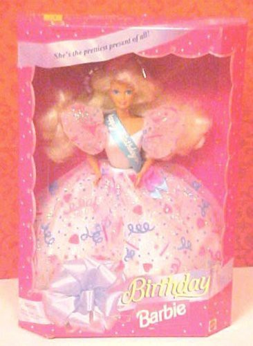 1994 Happy Birthday Barbie Doll Confetti Gown by Barbie