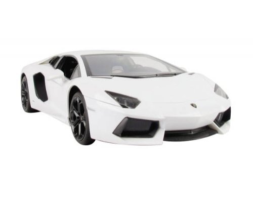 1/14 Scale White Lamborghini Aventador LP700 Radio Remote Control Model Car R/C RTR by RASTAR