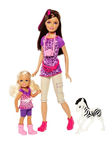 Barbie バービー姉妹サファリ楽しいスキッパーとチェルシー人形