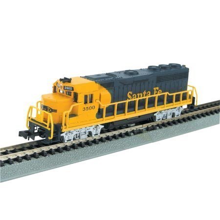Bachmann GP40 - Santa Fe (Yellow And Blue) Locomotive - N Scale by Bachmann