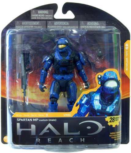 マクファーレン おもちゃ Halo Reach シリーズ 3 Spアートan Military Police Custom (Male) アクション