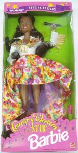 Barbie(バービー) 1994 Country Western Star Walmart Special AA Black Hair ドール 人形 フィギュア 人形（着せ替え）