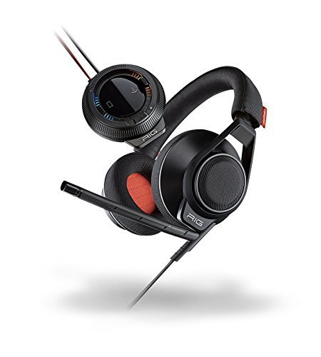 Plantronics 202180-01 RIG Surround PC Gaming Headset with 7.1 Surround Sound-Enabled USB Amp Blac