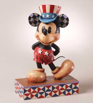 Disney Traditions by Jim Shore Patriotic Mickey Figurine 7-3/4-Inch