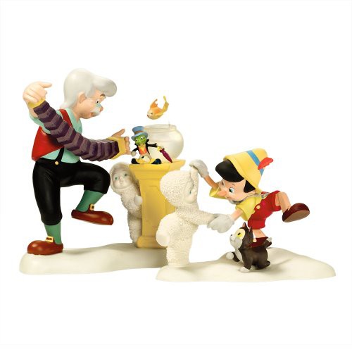 Snowbabies Guest Collection Dance And Be Happy　ピノキオ　ディズニーフィギュア　Department 56社の通販は