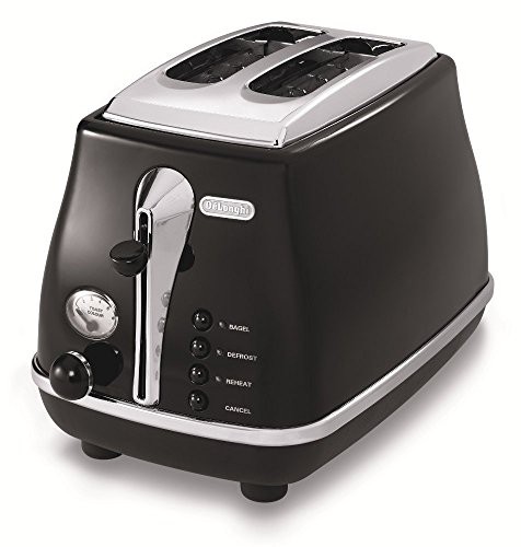 CTO2003BK　2-Slice Toaster　トースター(2スライス)　DeLonghi社　Black