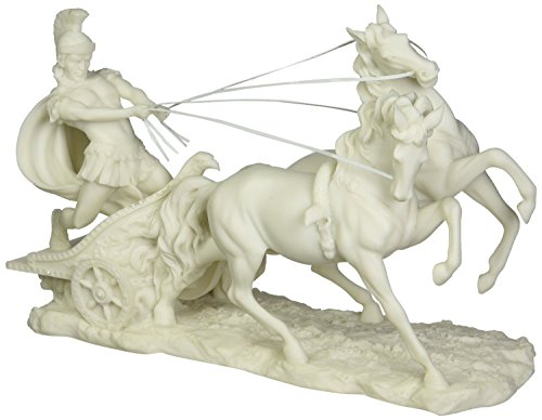 Design Toscano 6.5 in. Charge of the Roman Charioteer Sculpture