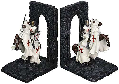 Design Toscano Knights of the Digital Realm Sculptural Bookends