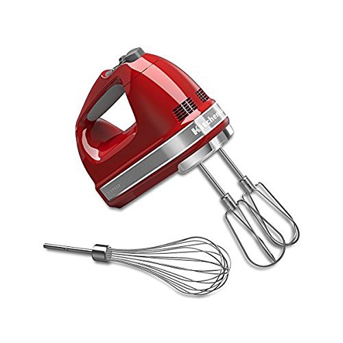 KitchenAid キッチンエイド 7段階スピード切替ハンドミキサー (赤