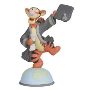 Precious Moments Porcelain Disney Tigger Graduation Figurine 5-1/4-Inch