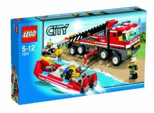 Lego (レゴ) City 7213 Off-Road Fire Truck & Fireboat ブロック おもちゃ