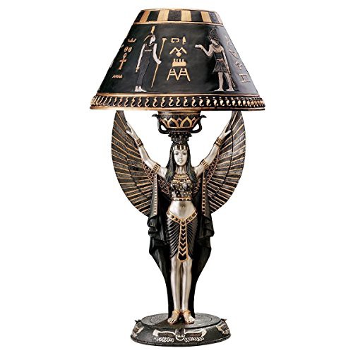 Design Toscano Isis Egyptian Sculptural Table Lamp