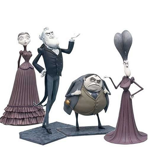 Corpse Bride Mini Figure Collector Set Land of Living Boxed Set #2 Victoria Mr. & Mrs. Everglot