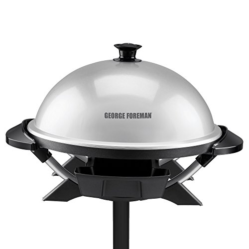 e Foreman ジョージフォアマン GFO200S Indoor/Outdoor Electric Grill, Silver グリル