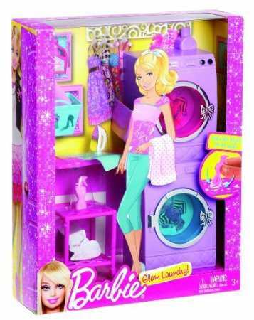 Game/Play Barbie(バービー) Glam Laundry Furniture Set Kid/Child ドール 人形 フィギュア