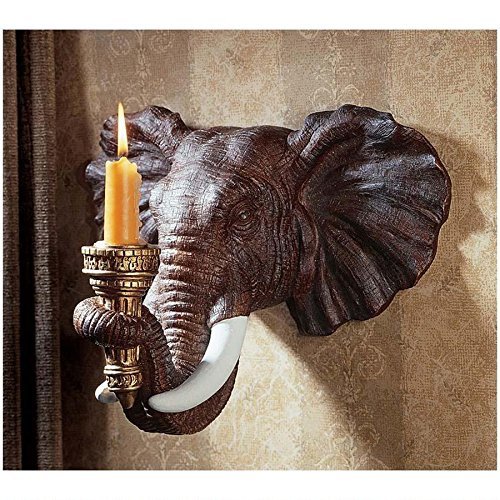 Design Toscano Elephant Wall Sconce (Set of 2)