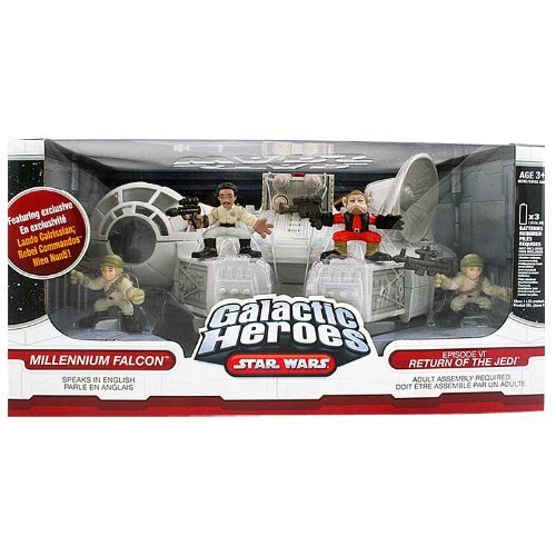 Star Wars Galactic Heroes Millennium Falcon with 4 Figures Return of the Jedi Episode VI by Star W 30,355円