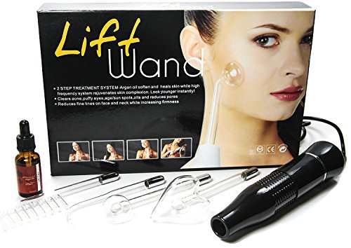 Lift Wand? Premium Portable High Frequency Facial Machine Anti Aging device Eliminates Wrinkles