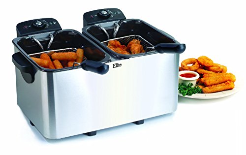 MaxiMatic EDF-4080 Elite Platinum Stainless-Steel 8 - Quart Deep Fryer