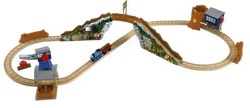 きかんしゃトーマス木製レールシリーズ ティッドマウス 材木会社のセット (Y4497)の通販は