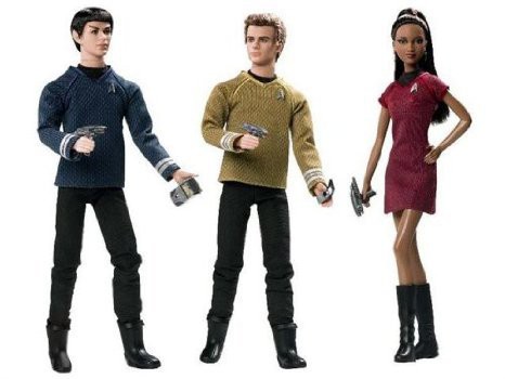 2009 Star Trek (スター・トレック) Barbie(バービー) Collector Set (3 Dolls) ドール 人形 フィギュア