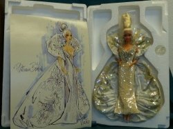 Platinum バービー Bob Mackie 2703 Timeless Treasures マテル 1991