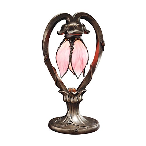 その他家電 Design Toscano Victorian Hanging Tulip Stained Glass Lamp