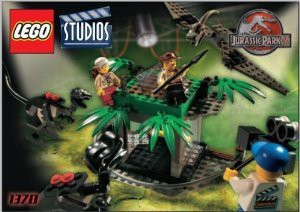 LEGO (レゴ) Studios Set #1370 Jurassic Park (ジュラシックパーク) 3 Raptor Rumble Studio ブロック