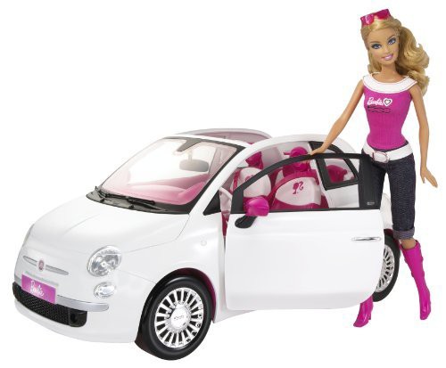 Barbie Doll and Fiat Vehicle by Barbie