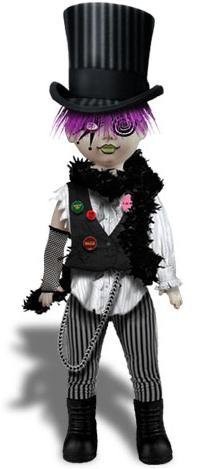 Mezco Toyz Living Dead Dolls Alice In Wonderland Figure Cybil as The Mad Hatter by Mezco Toys