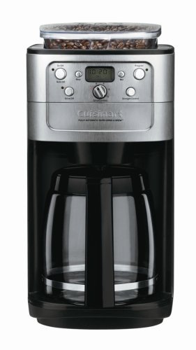 Cuisinart DGB-700BC Grind-and-Brew 12-Cup Automatic Coffeemaker Brushed Chrome/Black by Cuisinart