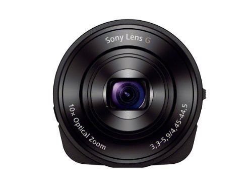 Sony DSC-QX10/B Smartphone Attachable 4.45-44.5mm Lens-Style Camera by Sony