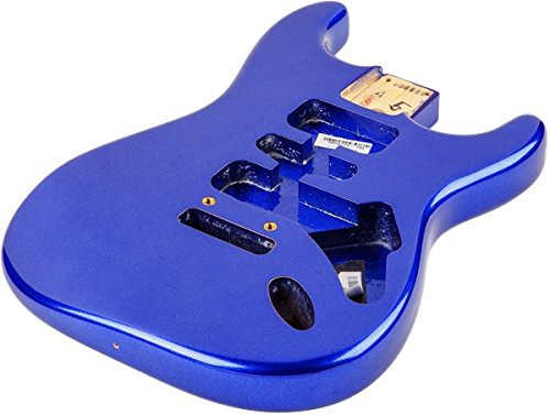 フェンダー Fender USA 純正パーツ Stratocaster HSH Alder Body Modern Bridge Mount Mystic Blue スト