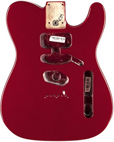 フェンダー Fender USA 純正パーツ Telecaster SSH Alder Body Modern Bridge Mount MYSTIC RED テレキャ