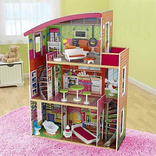 KidKraft Little Girls Designer Dollhouse 12pc Play Set by KidKraft