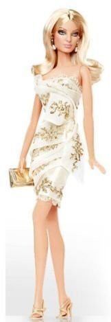 バービー Platinum Edition Glimmer of Gold Barbie Doll Designed By Robert Best Only 999 Dolls World