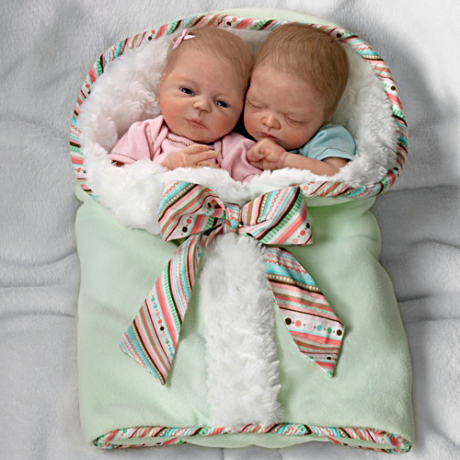 【アシュトンドレイク】Donna Lee ★Madison And Mason★ Poseable Twin Baby/赤ちゃん人形/ベビードール_2