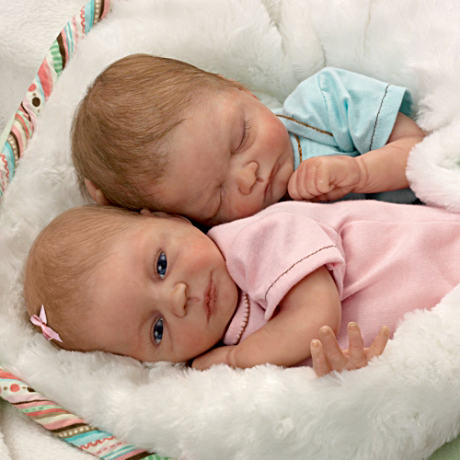 【アシュトンドレイク】Donna Lee ★Madison And Mason★ Poseable Twin Baby/赤ちゃん人形/ベビードール_3