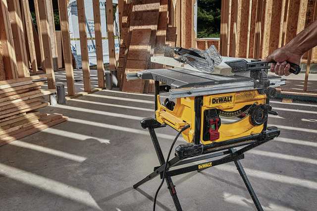 ブルー×レッド 【新品未使用】 DEWALT テーブルソー DWE7485