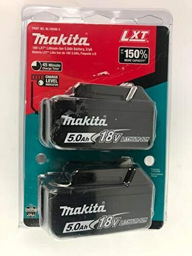 Makita マキタ 18V 5.0ah 純正 BL1850-2 2個パック残量インジケーター付きの通販は