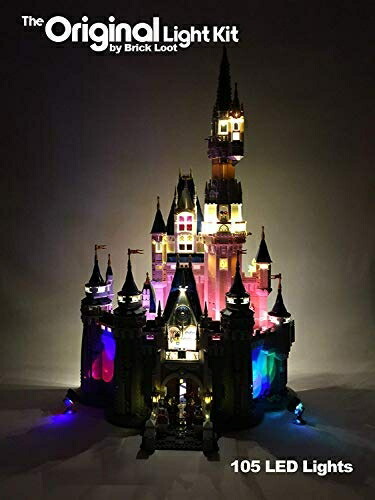 レゴ（LEGO）ディズニー シンデレラ城 (71040) 用 電飾ライトキット 